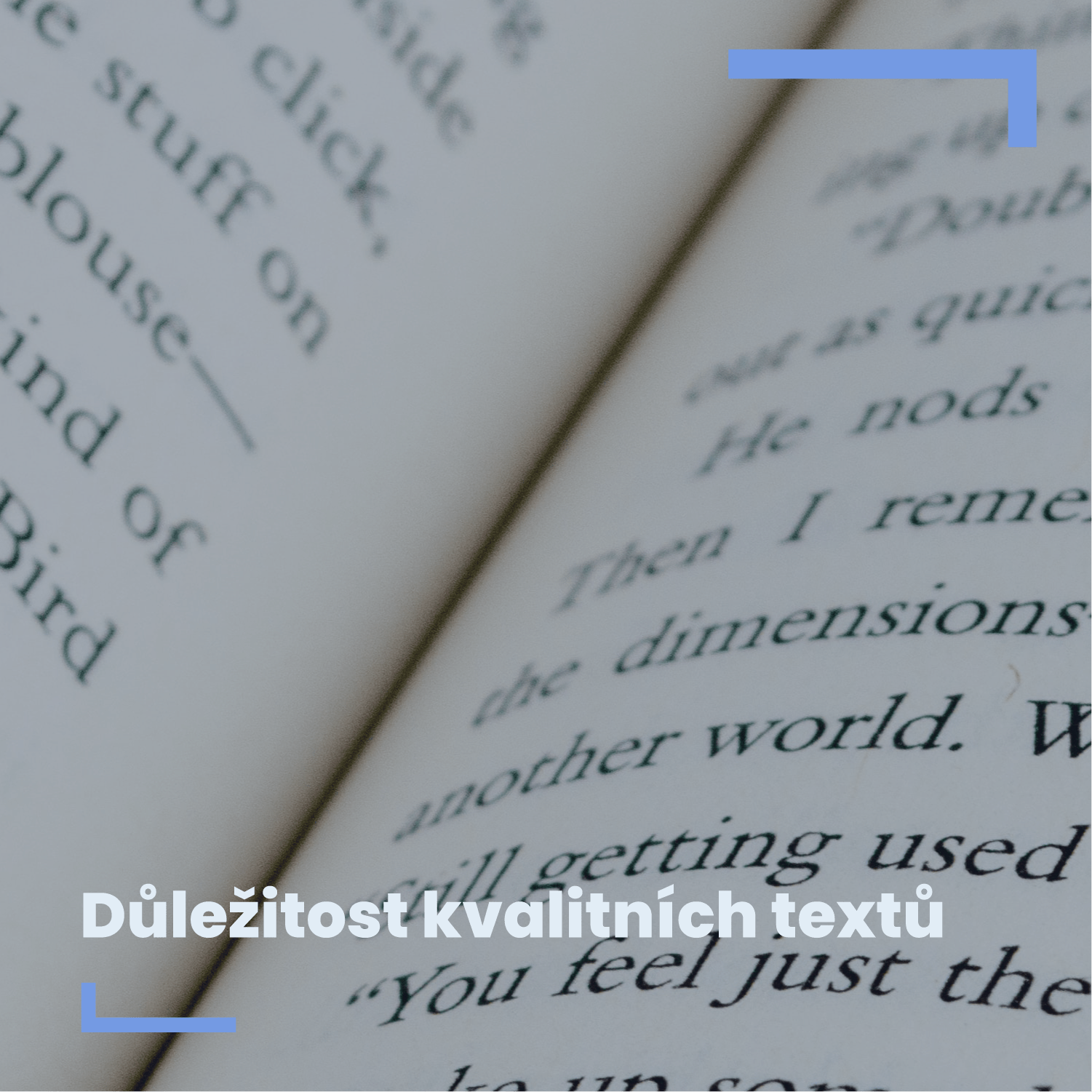 Důležitost kvalitních textů