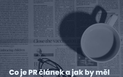 Co je PR článek a jak by měl vypadat?