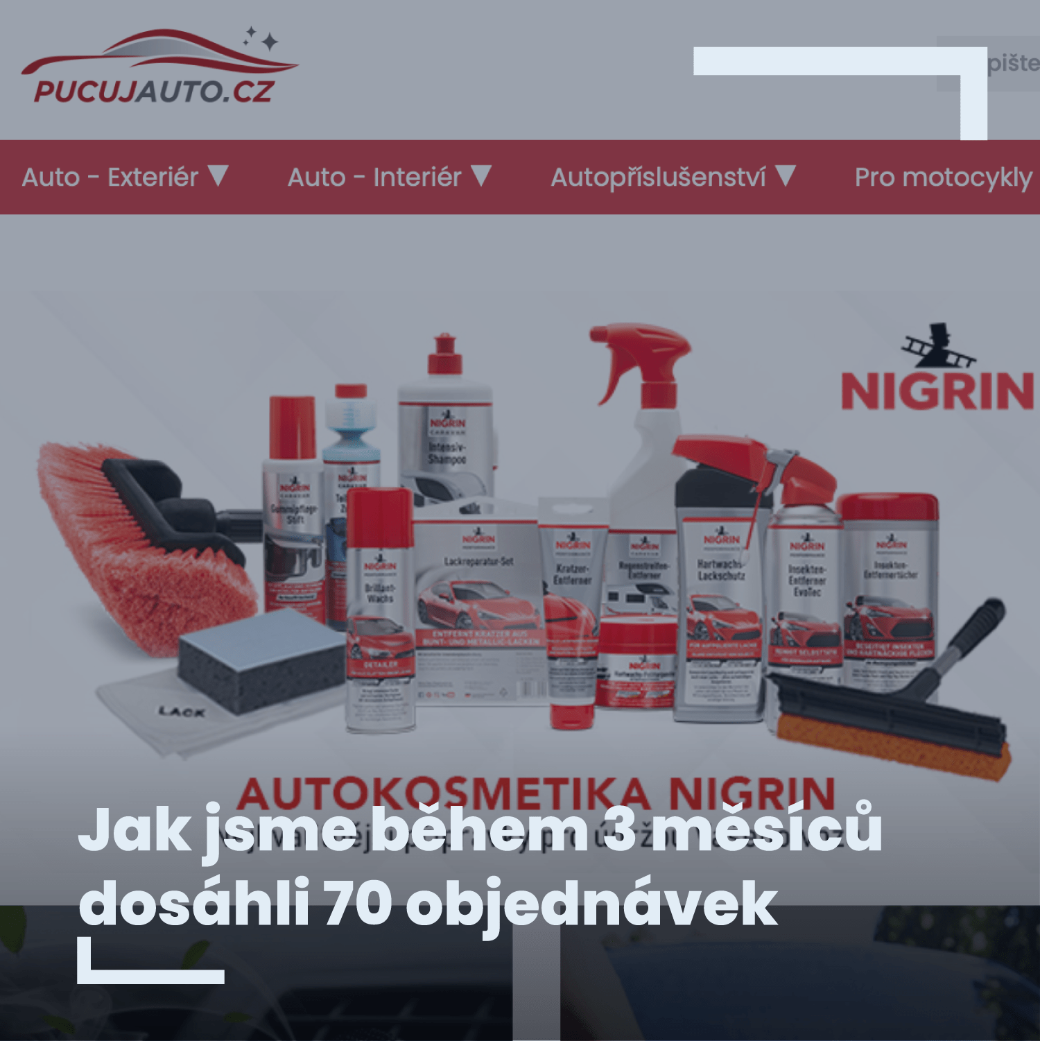 Jak jsme během 3 měsíců dosáhli 70 objednávek